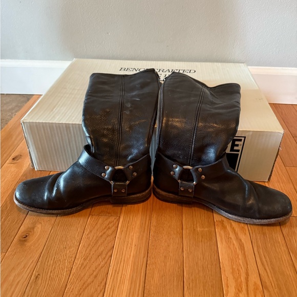 Frye Dark Leather Riding Boots - Picture 5 of 8